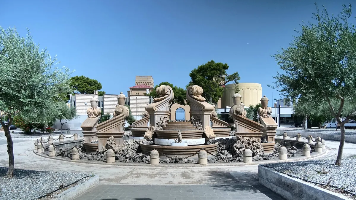 Un monumento alla Fiera del Levante: la fontana