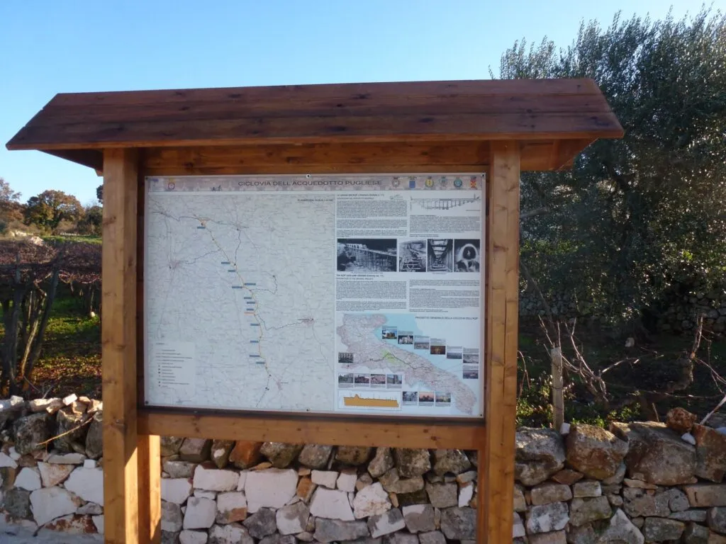 mappa della ciclovia