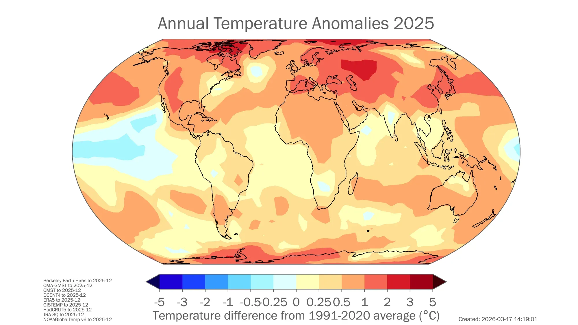 Mappa delle anomalie termiche
