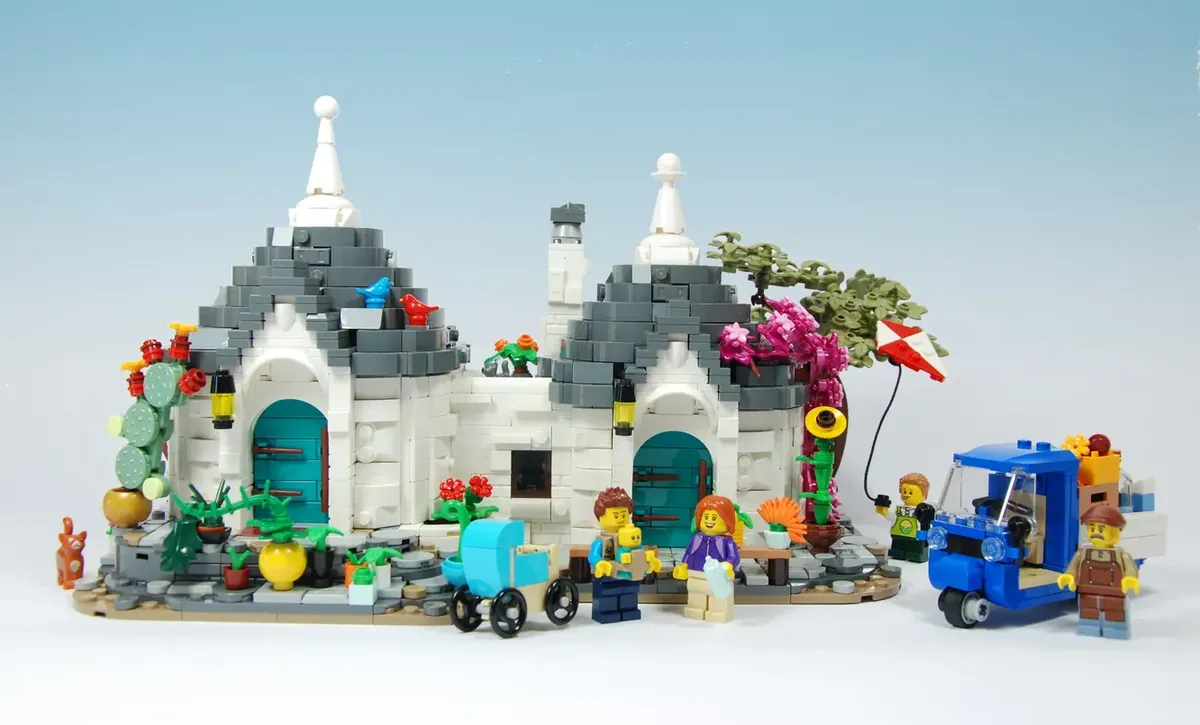 I trulli in versione mattoncini colorati